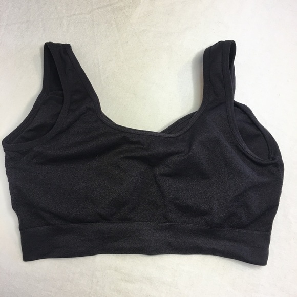 Jockey Seamfree Black Bralette, M - Picture 2 of 5